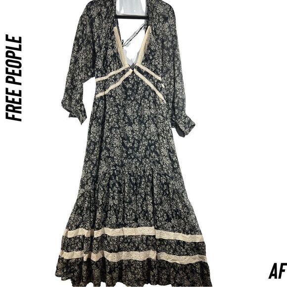 FREE PEOPLE CALLOWAY MAXI DRESS NWT - Picture 7 of 13